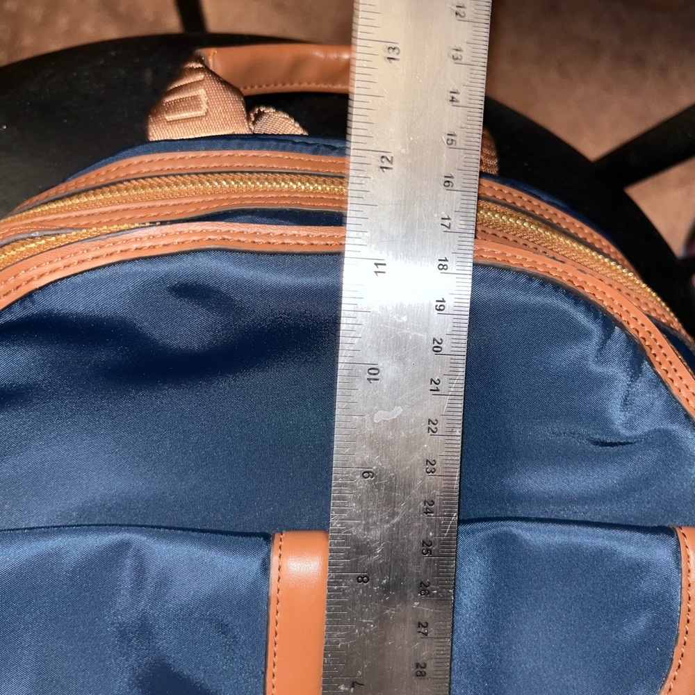 Calvin Klein navy blue and cognac nylon backpack - Picture 10 of 16